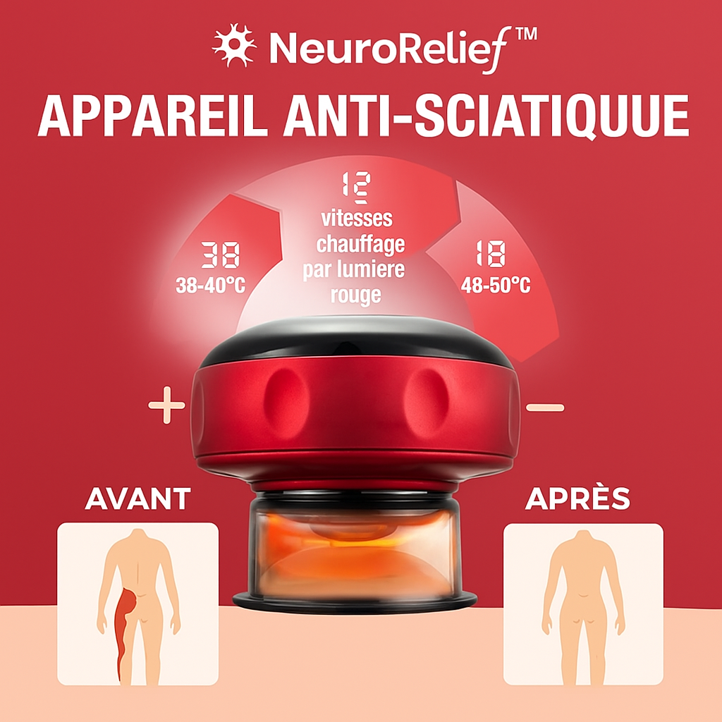 NeuroRelief™ Appareil Anti-Sciatique | Soulage la douleur, détend le nerf sciatique et réduit l’inflammation en 15 minutes par jour!