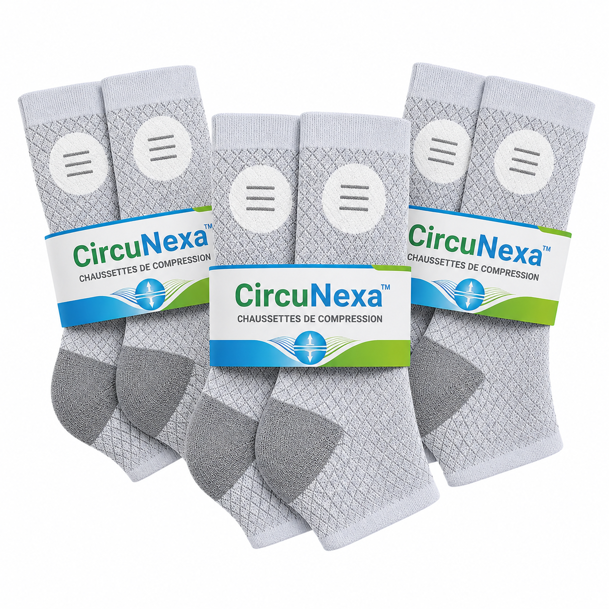 CircuNexa™ Chaussettes de compression | Soulage les articulations en 10 minutes !