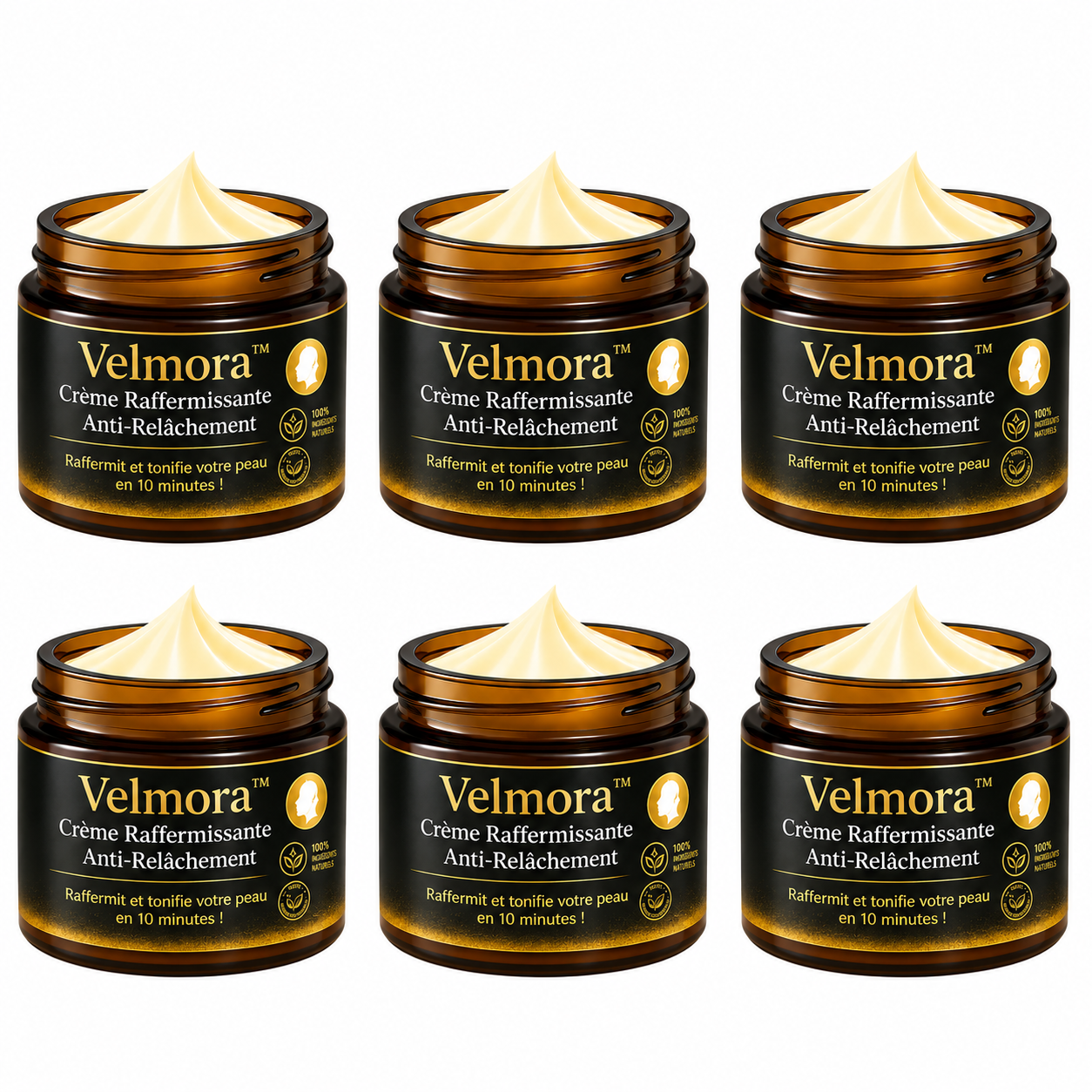 Velmora™ Crème Raffermissante Anti-Relâchement | Lifte et raffermit votre peau en 10 minutes !