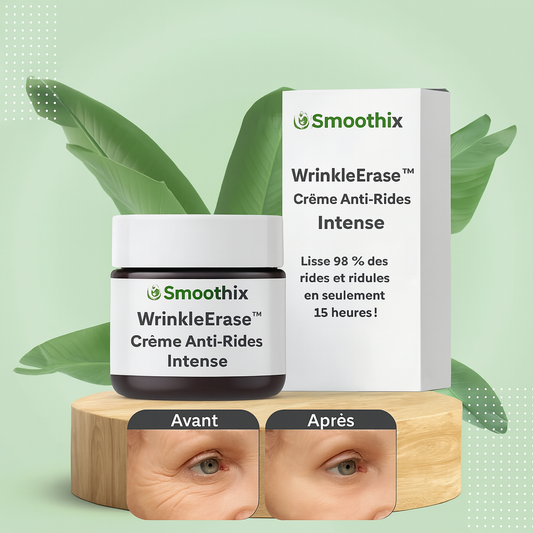WrinkleErase™ Crème Anti-Rides Intense | Lisse 98 % des rides et ridules en seulement 15 heures!