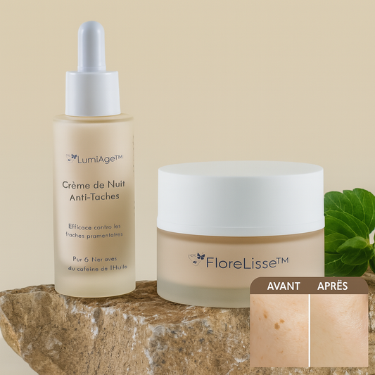 LumiAge™ Crème de Nuit Anti-Taches | Élimine les taches de vieillesse et régénère votre peau pendant la nuit!