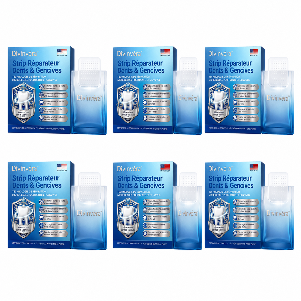 Divinvéra™ Strip Réparateur Dents & Gencives | Réparez vos dents fragilisées en 30 minutes, sans fraise, sans douleur, sans dentiste !