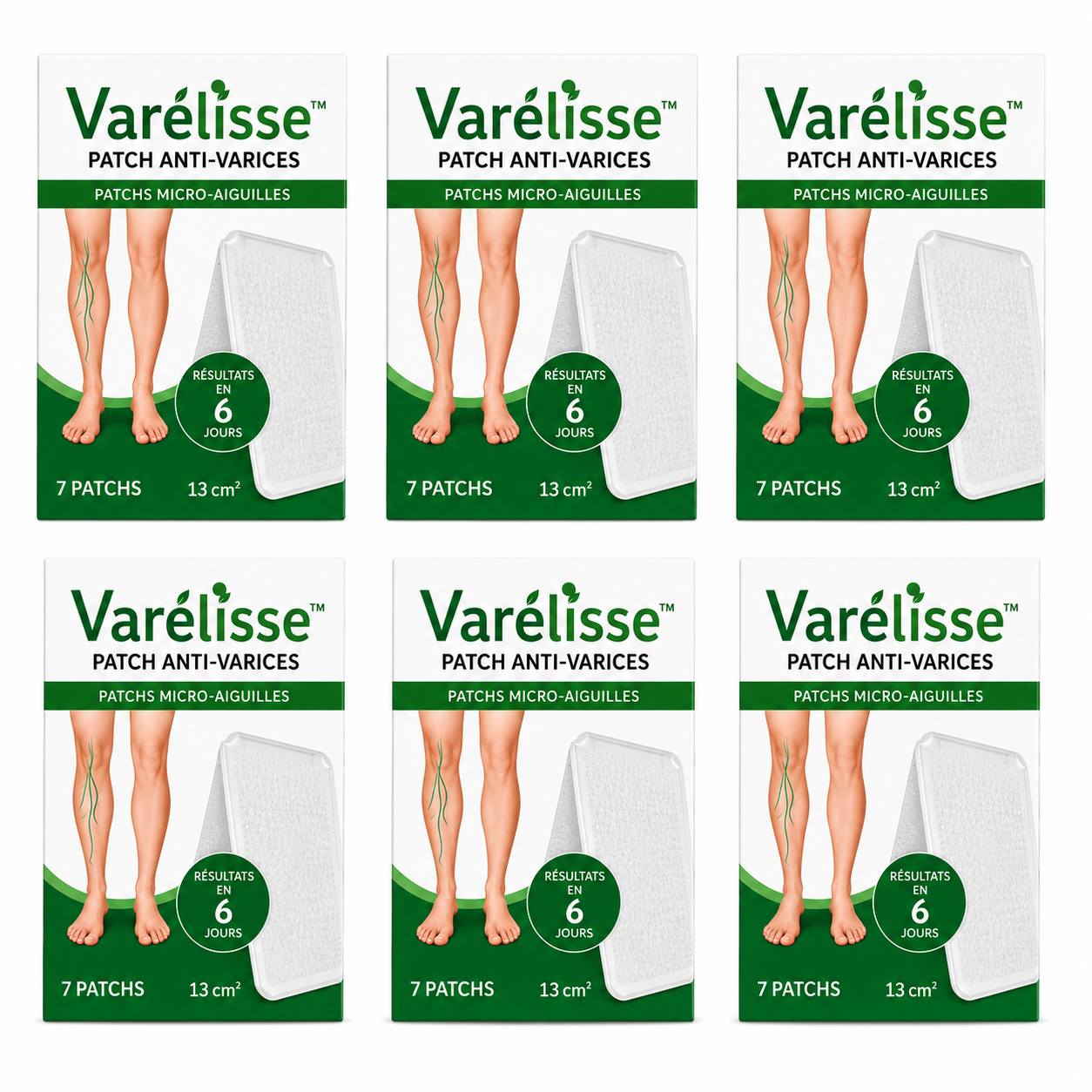 Varélisse™ Patch Anti-Varices | Éliminez les varices visibles et retrouvez des jambes lisses en 7 jours chrono !