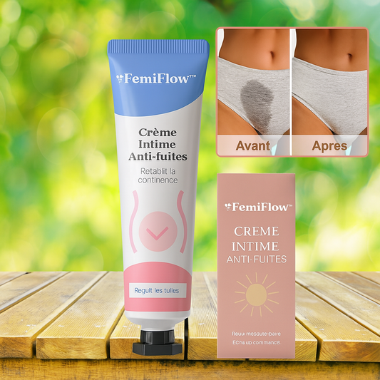 FemiFlow™ Crème Intime Anti-Fuites | Réduit 97 % des fuites urinaires dès la première application!