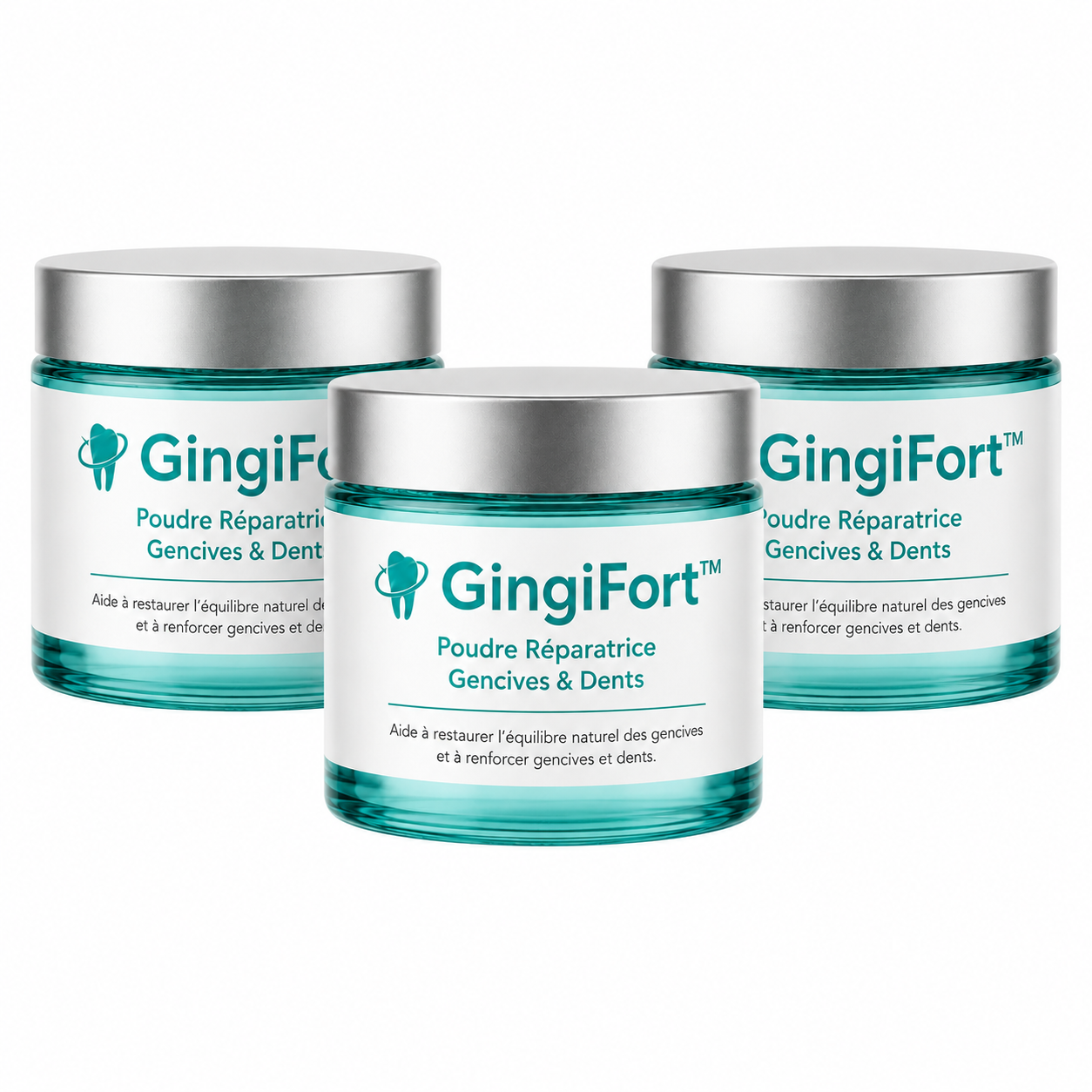 GingiFort™ Poudre Réparatrice Gencives & Dents | Stoppez les saignements, renforcez vos gencives et protégez votre sourire en 7 jours !