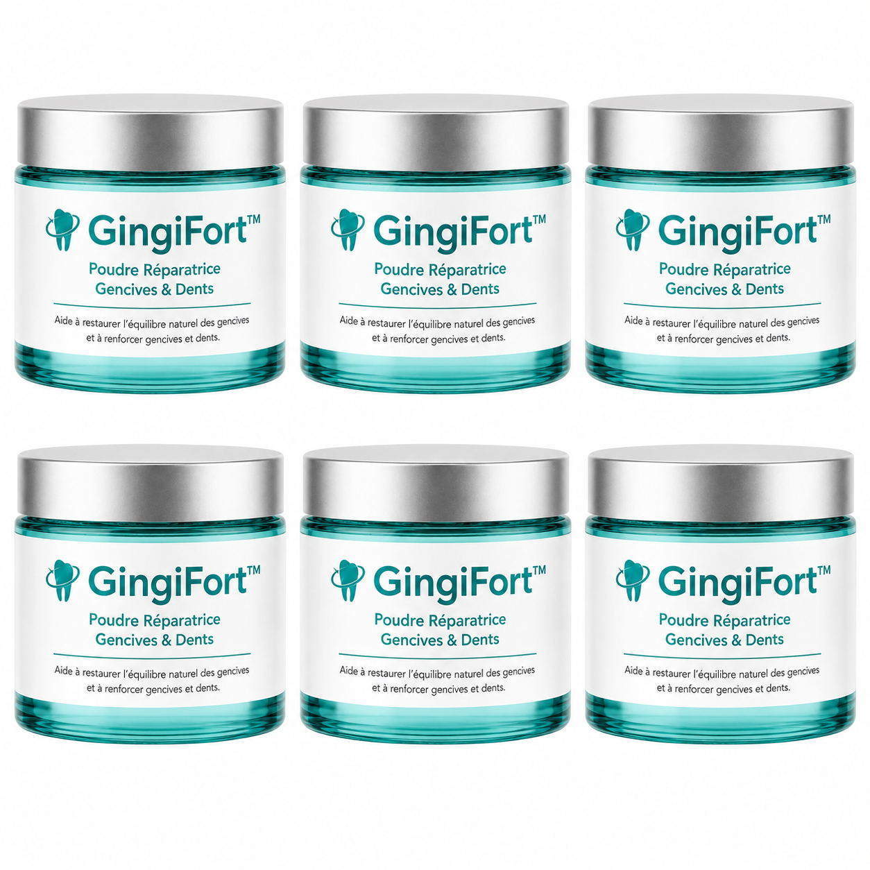 GingiFort™ Poudre Réparatrice Gencives & Dents | Stoppez les saignements, renforcez vos gencives et protégez votre sourire en 7 jours !