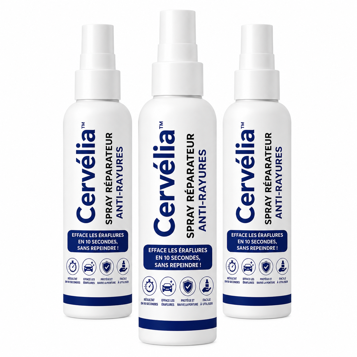 Cervélia™ Spray Réparateur Anti-Rayures | Efface les éraflures en 10 secondes, sans repeindre !