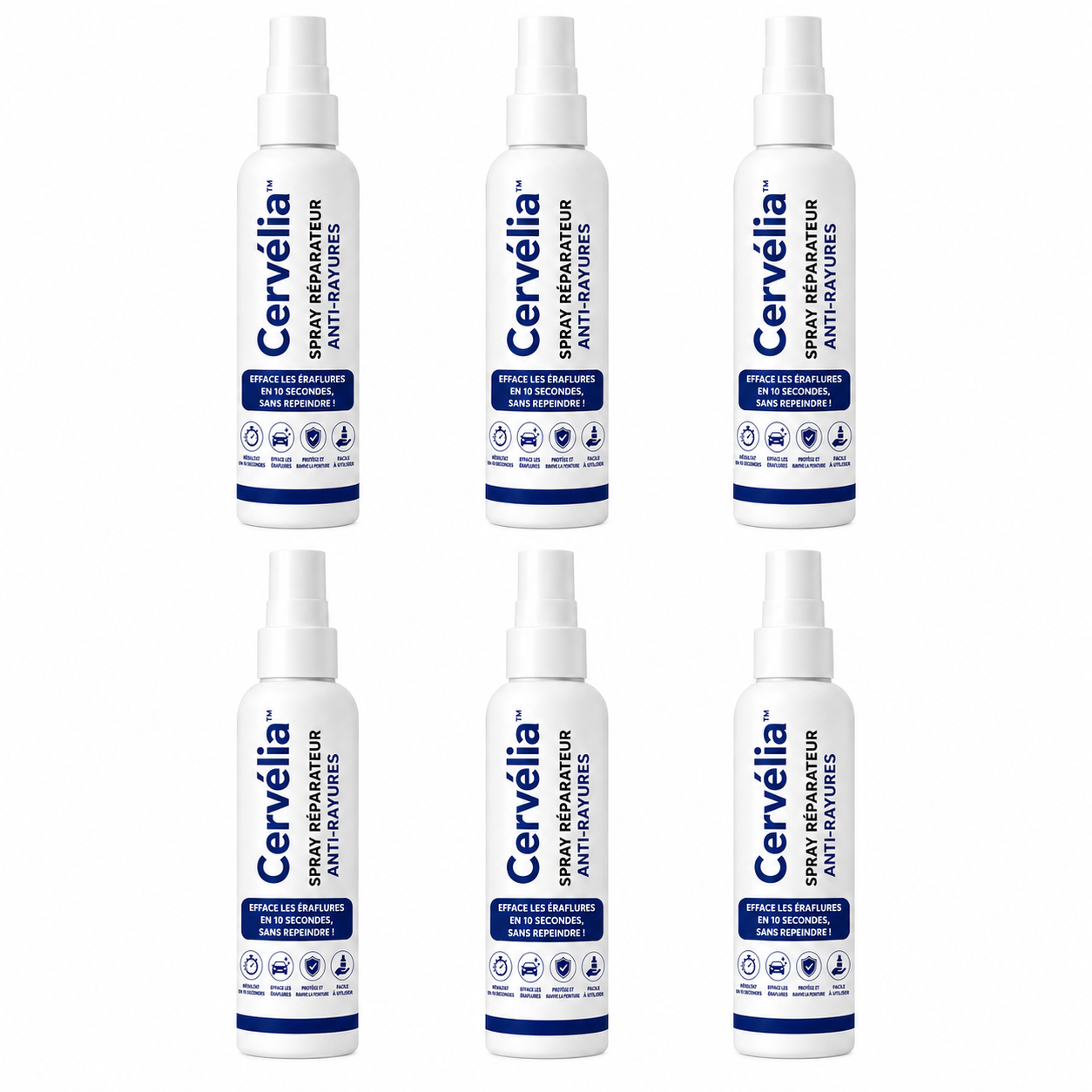 Cervélia™ Spray Réparateur Anti-Rayures | Efface les éraflures en 10 secondes, sans repeindre !