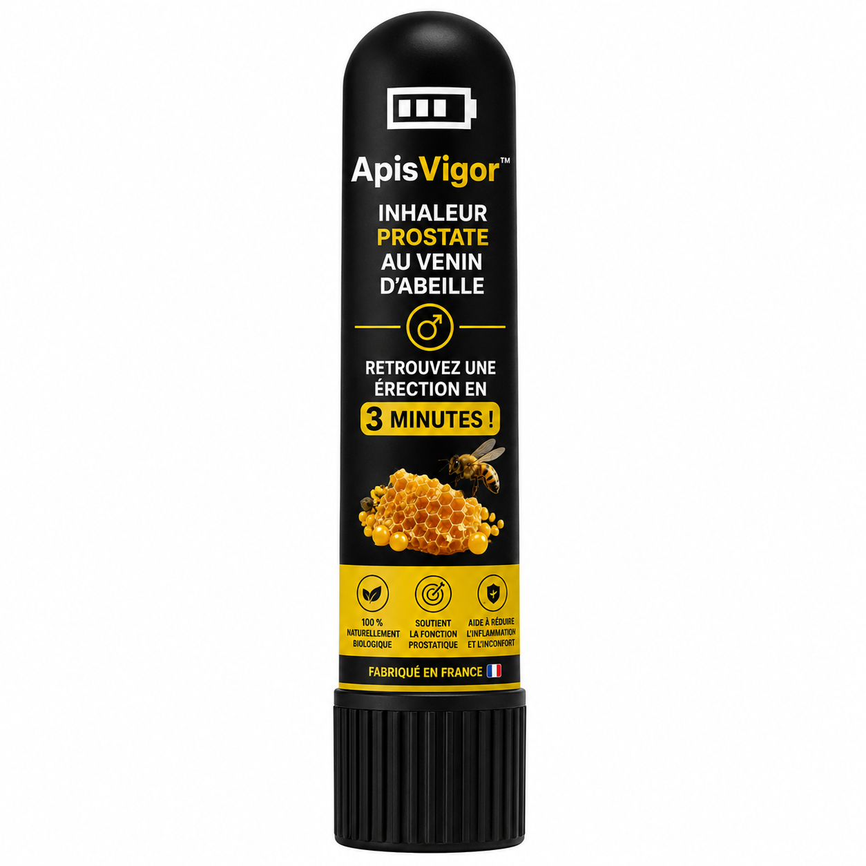 ApisVigor™ Inhaleur Prostate au Venin d'Abeille | Retrouvez une érection en 3 minutes!