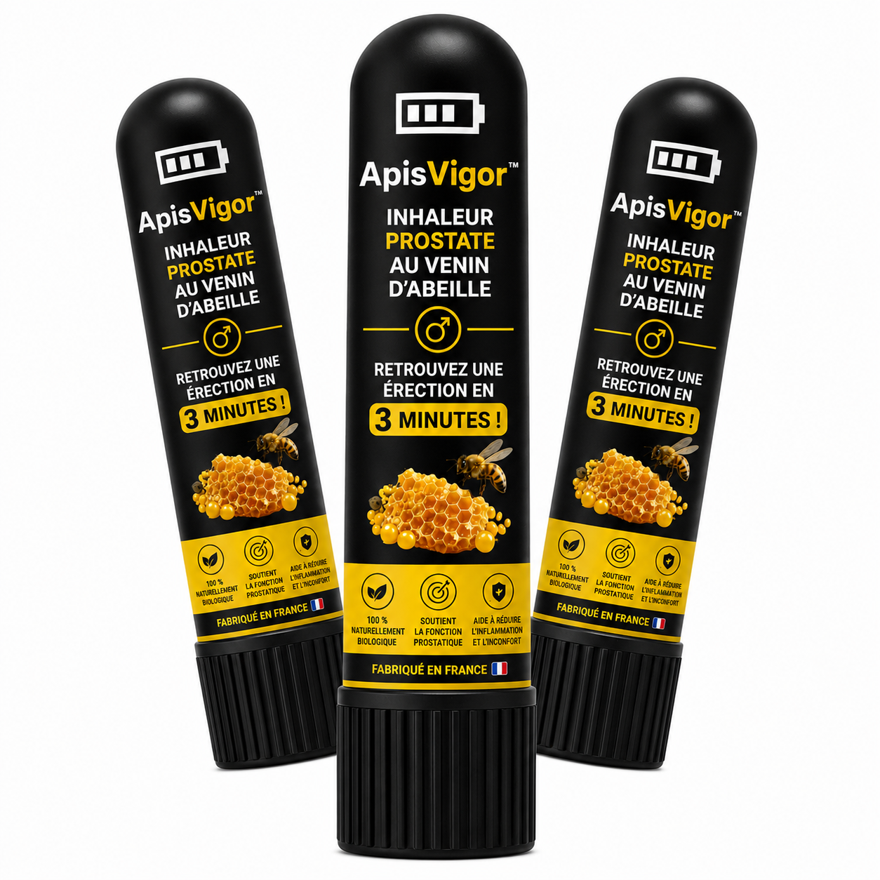 ApisVigor™ Inhaleur Prostate au Venin d'Abeille | Retrouvez une érection en 3 minutes!