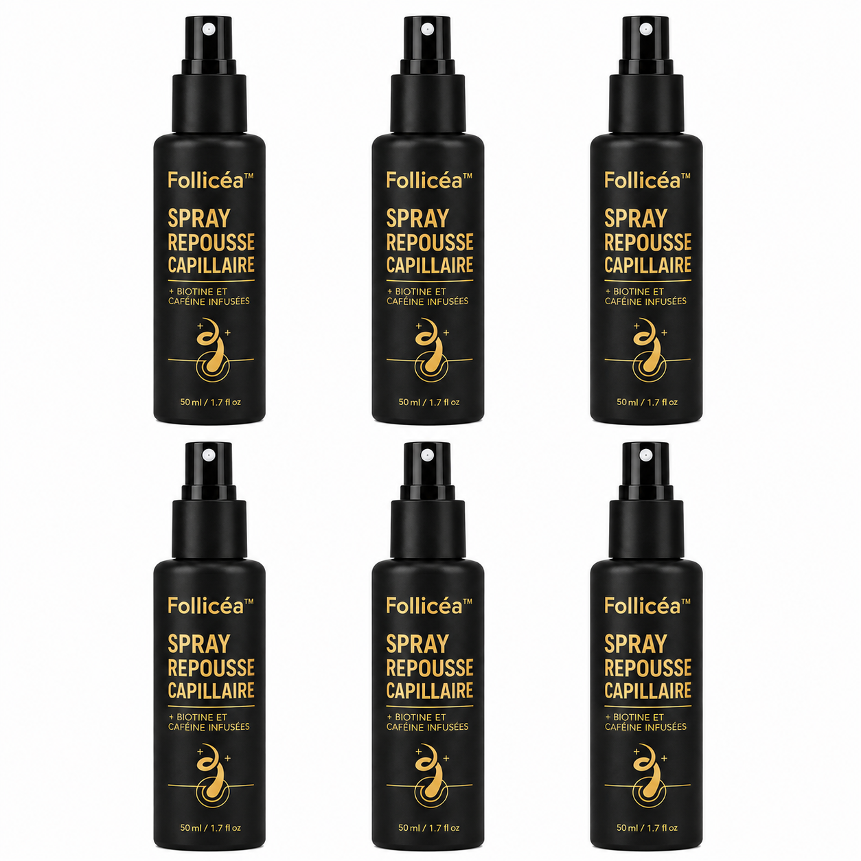 Follicéa™ Spray Repousse Capillaire | Retrouvez des cheveux plus denses en seulement 14 jours !