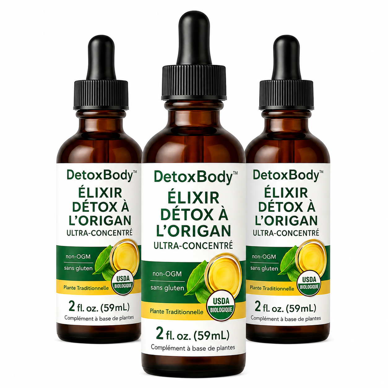 DetoxBody™ Élixir Détox à l’Origan Ultra-Concentré | Perdez 3 kg de toxines en seulement 48 heures !