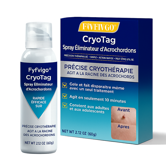 CryoTag™ Spray Éliminateur d’Acrochordons | Gèle et fait disparaître les imperfections cutanées en 10 minutes!