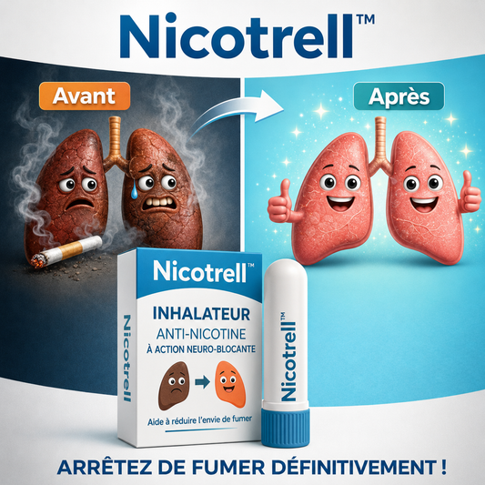 Nicotrell™ Inhalateur Anti-Nicotine à Action Neuro-Blocante | Arrêtez de fumer en seulement 3 jours !