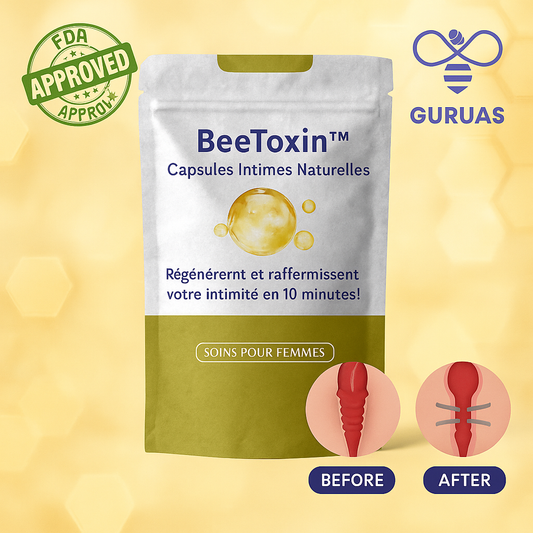 BeeToxin™ Capsules Intimes Naturelles | Régénèrent et raffermissent votre intimité en 10 minutes!
