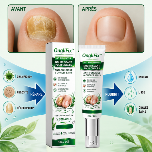 OngliFix™ Gel Réparateur Ongles | Stoppe la mycose et répare les ongles cassants en quelques jours !