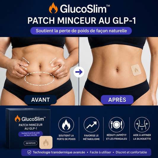 GlucoSlim™ Patch Minceur au GLP-1 | Brûlez jusqu’à 4,3 kilos de graisse en 5 jours !