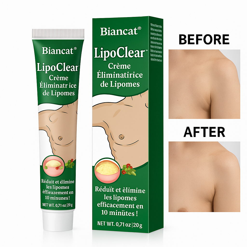 LipoClear™ Crème Éliminatrice de Lipomes | Réduit et élimine les lipomes efficacement en 10 minutes!