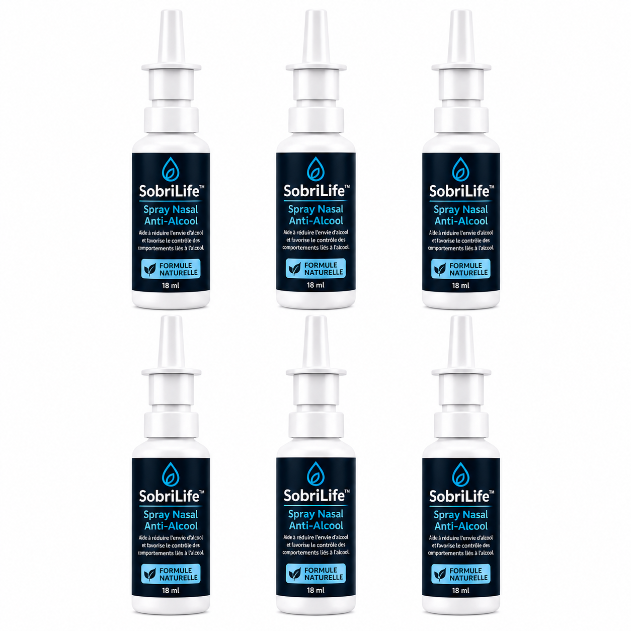 SobriLife™ Spray Nasal Anti-Alcool | Stop votre envie de boire en 3 jours !