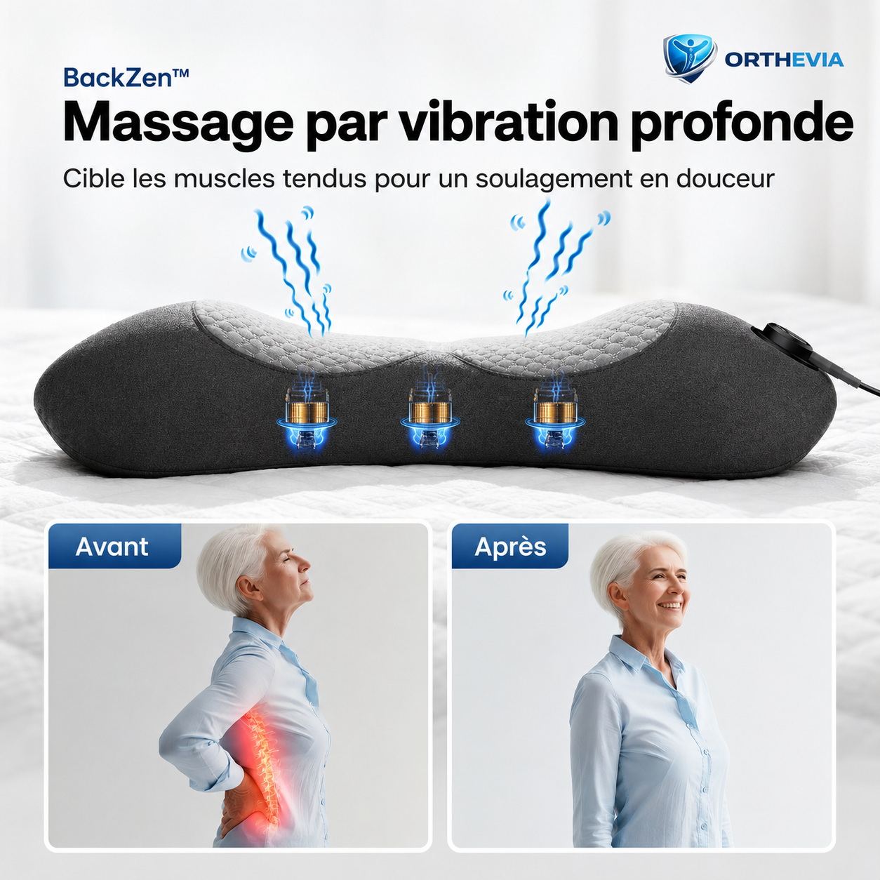 BackZen™ Masseur Sciatique 3-en-1 | Supprime vos douleurs en 4 minutes chrono !