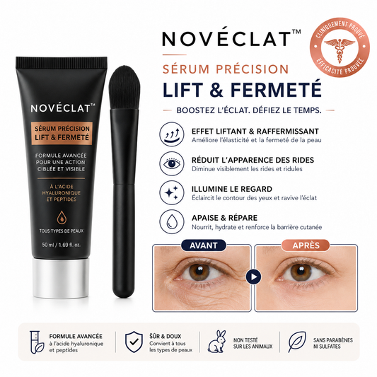 Novéclat™ Sérum Précision Lift & Fermeté | Efface vos rides et retend la peau en 7 minutes!