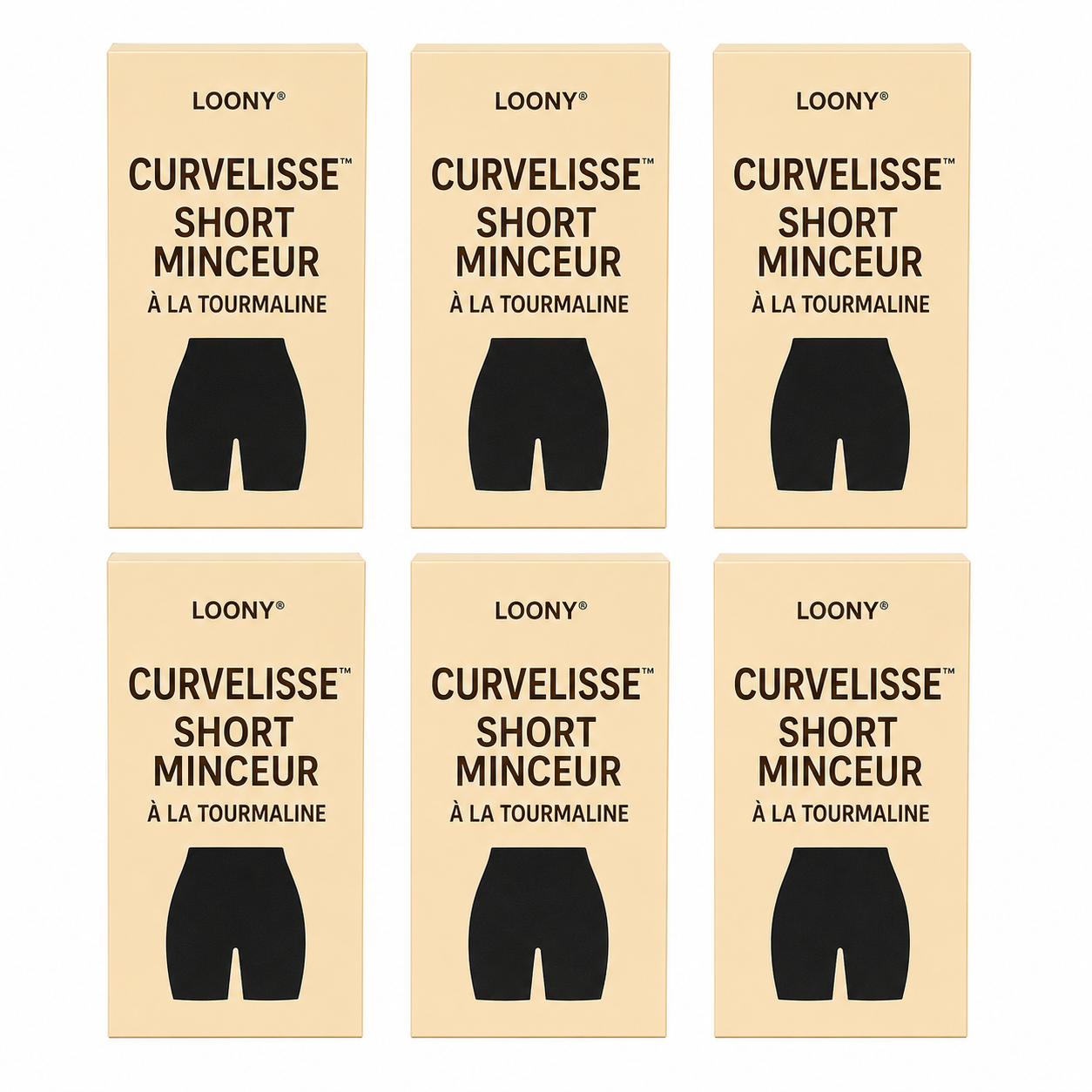 CurveLisse™ Short Minceur à la Tourmaline | Élimine la graisse, lisse la cellulite et sculpte les fesses en un instant!
