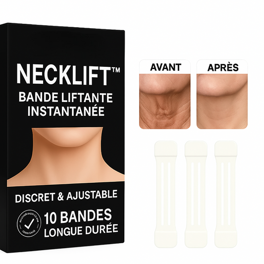NeckLift™ Bande Liftante Instantanée | Lisse, raffermit et rajeunit votre cou en 10 minutes!