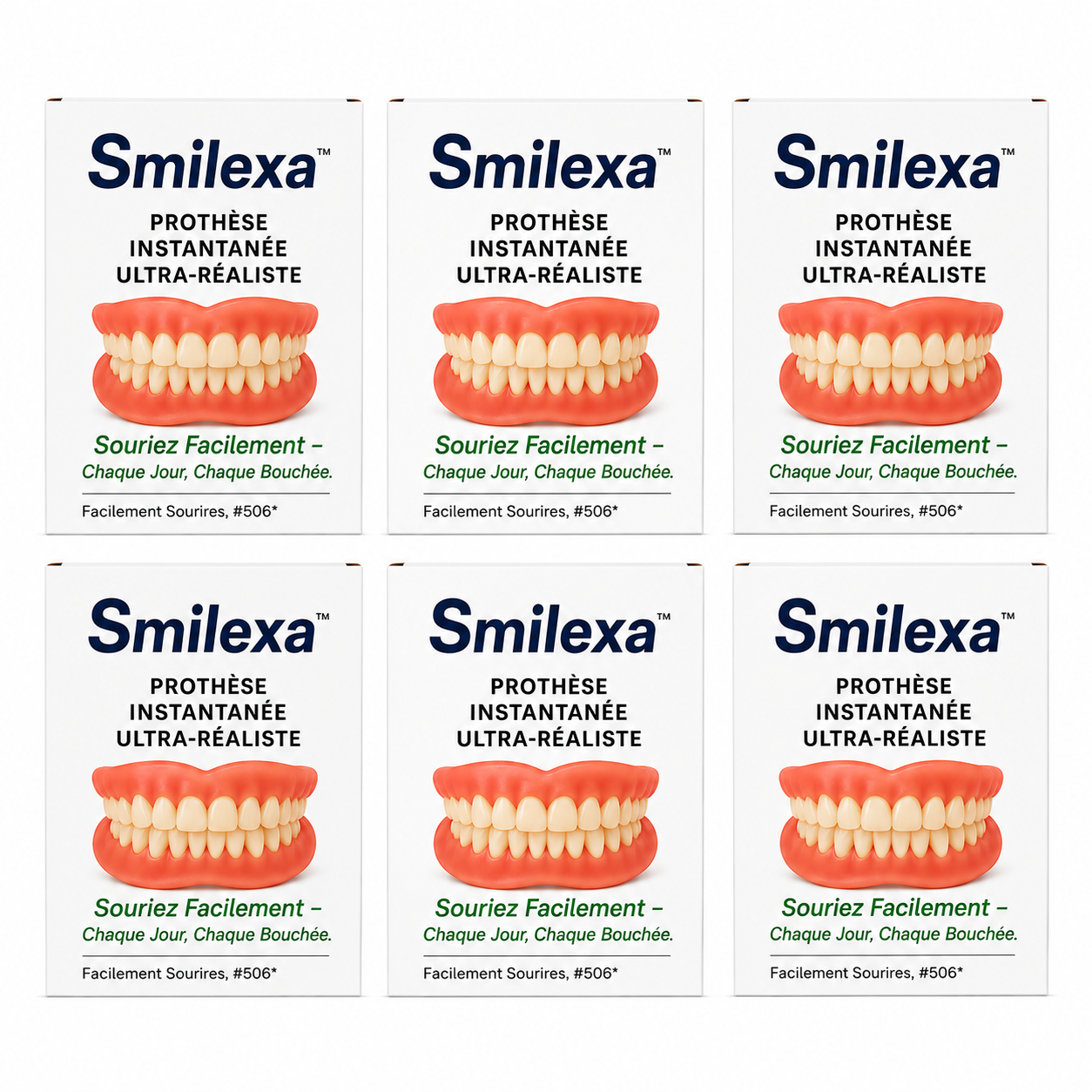 Smilexa™ Prothèse Instantanée Ultra-Réaliste | Un sourire parfait en 10 secondes sans aller chez le dentiste!