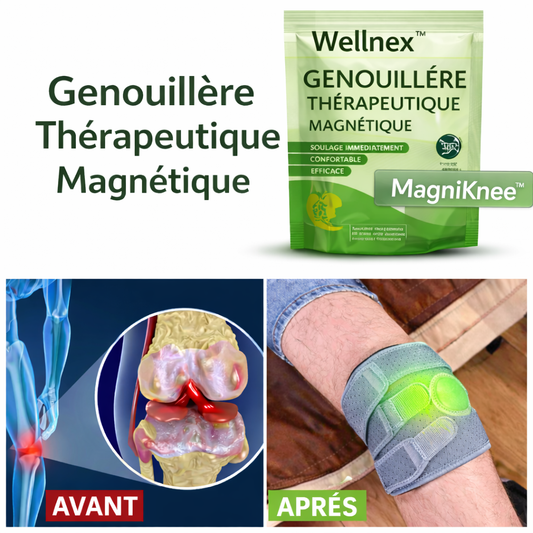 MagniKnee™ Genouillère Magnétique Thérapeutique | Stoppez la douleur du genou en seulement 3 minutes !