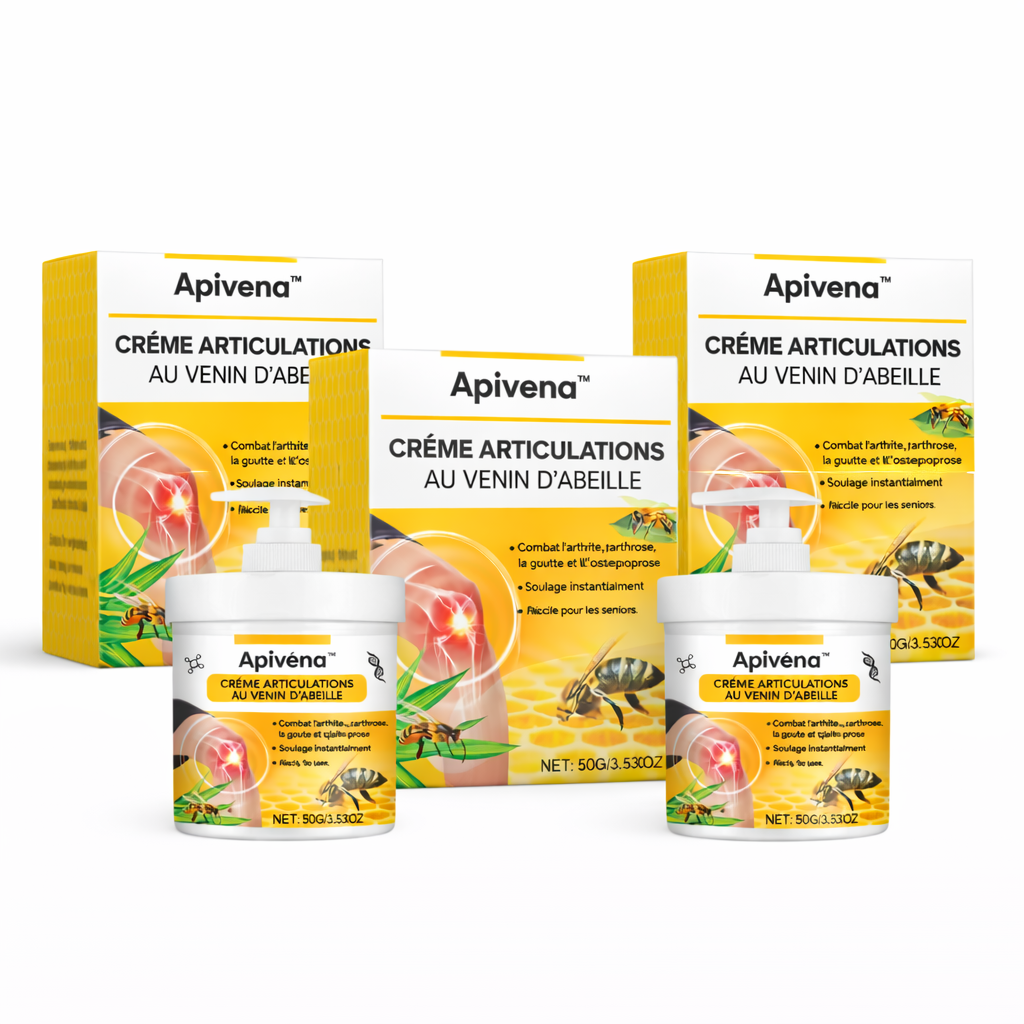 Apivena™ Crème Articulations au Venin d’Abeille | Soulagez vos douleurs articulaires et retrouvez votre mobilité !