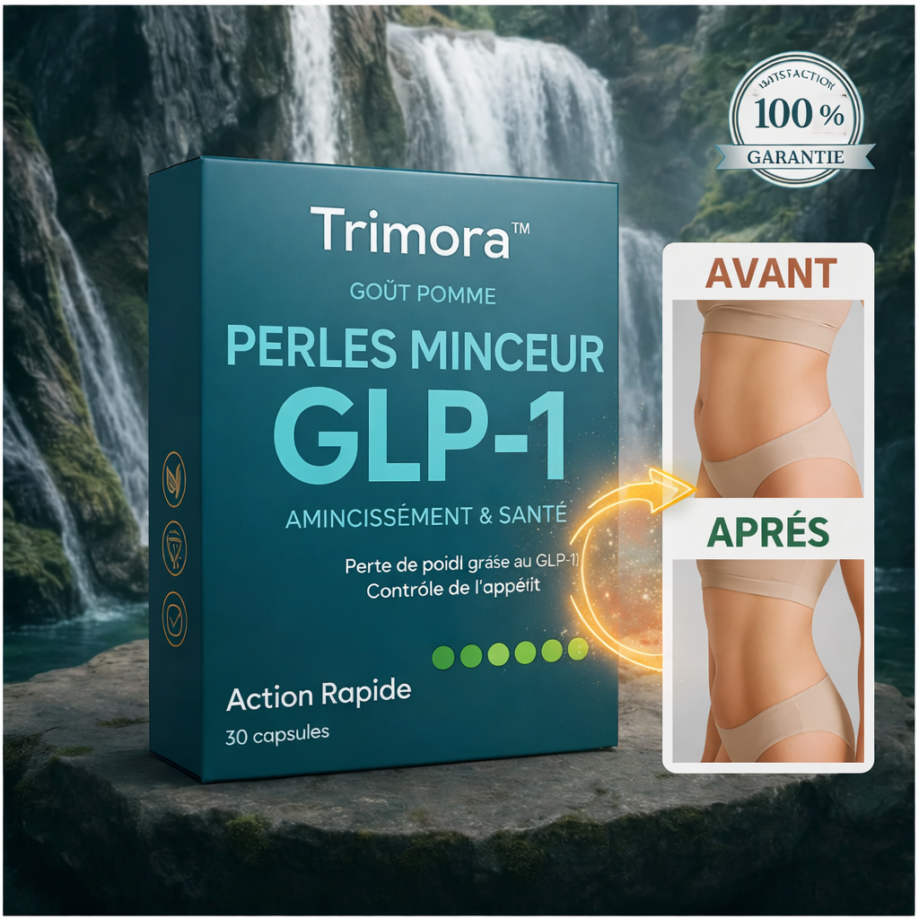 Trimora™ Perles Minceur GLP-1 | Activez votre métabolisme et éliminez les toxines en 10 minutes !