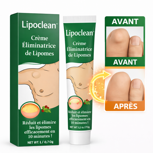 Lipoclean™ Crème Éliminatrice de Lipomes | Dissout les amas graisseux sous la peau en quelques minutes !