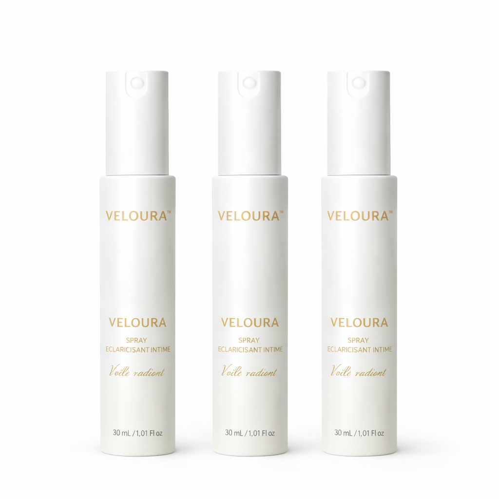 Veloura™ Spray Éclaircissant Intime | Éclaircit et unifie votre zone intime en 10 minutes !
