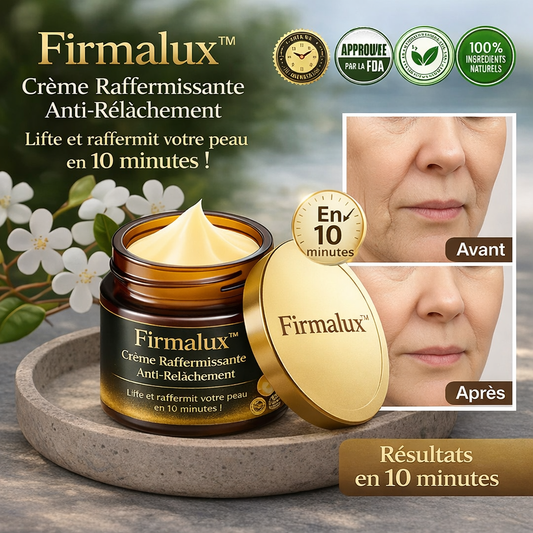 Firmalux™ Crème Raffermissante Anti-Relâchement | Lifte et raffermit votre peau en 10 minutes !