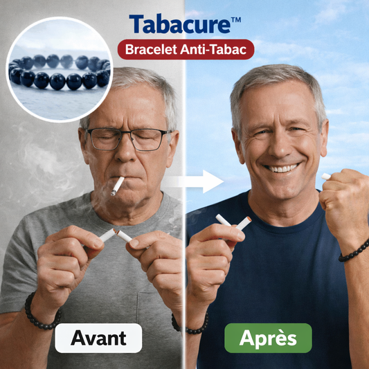 Tabacure™ Bracelet Anti-Tabac | Réduisez vos envies de fumer de 91 % en seulement 5 jours !