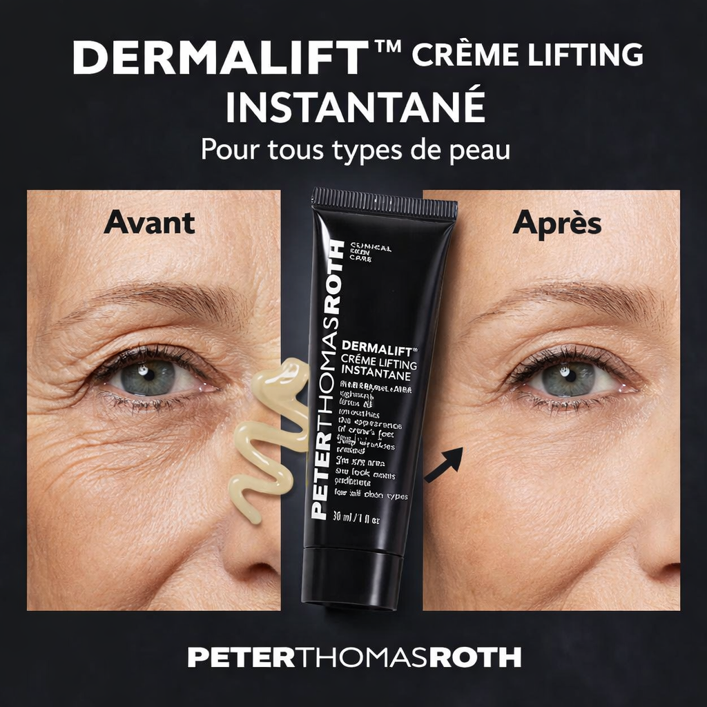 DermaLift™ Crème Lifting Instantané | Effacez visiblement les rides et retendez votre peau en 3 minutes !