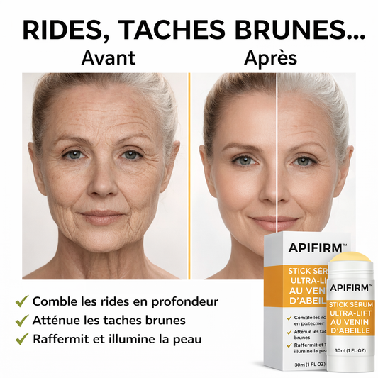 Apifirm™ Stick Sérum au Venin d’Abeille Ultra-Lift | Efface visiblement les rides en 5 minutes chrono !