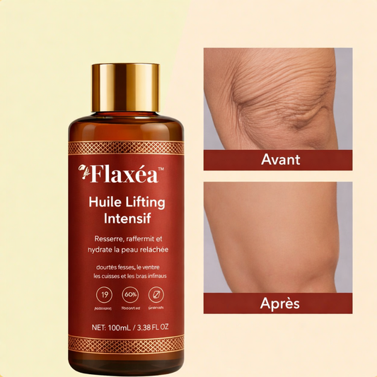 Flaxéa™ Huile Lifting Intensif | Raffermissez votre peau relâchée en 24 heures chrono !