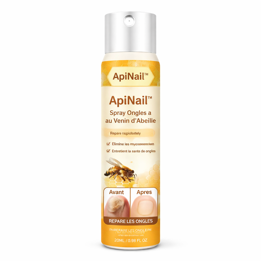 ApiNail™ Spray Ongles au Venin d’Abeille | Répare les ongles abîmés et élimine les infections en 5 minutes !