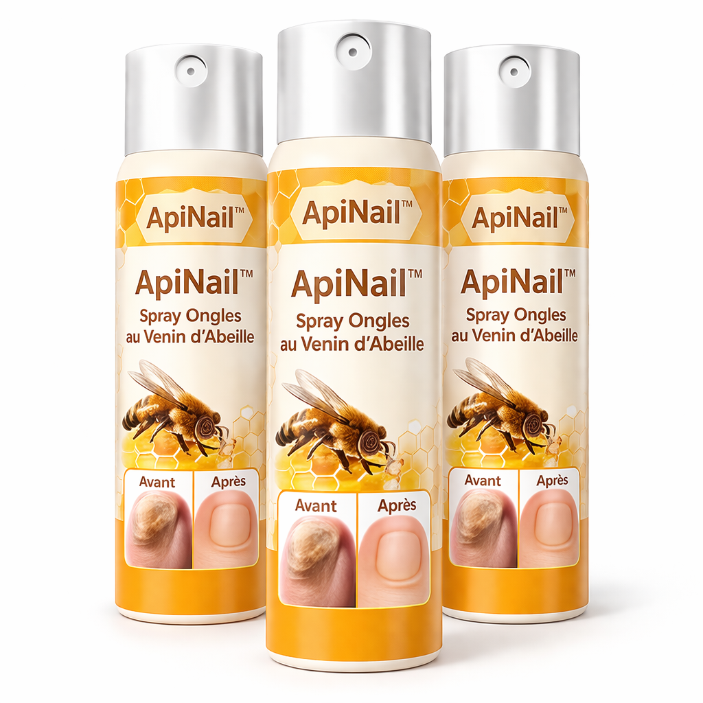 ApiNail™ Spray Ongles au Venin d’Abeille | Répare les ongles abîmés et élimine les infections en 5 minutes !