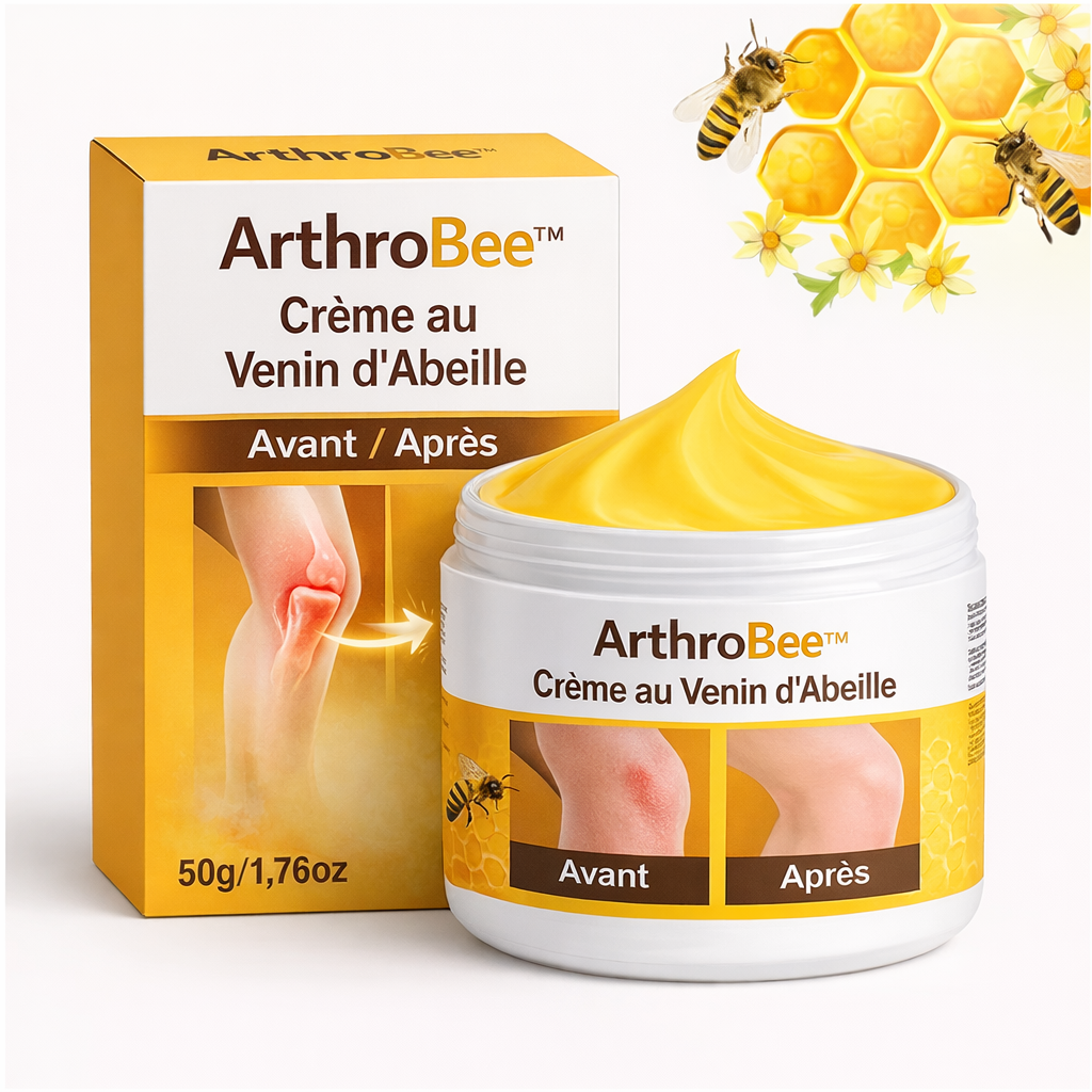 ArthroBee™ Crème au Venin d’Abeille | Répare vos articulations et soulage la douleur en 10 minutes !