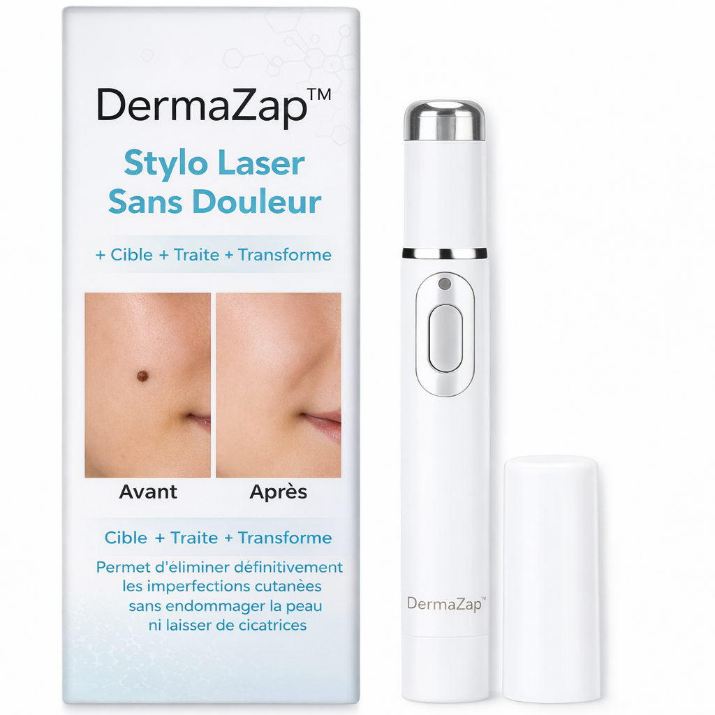 DermaZap™ Stylo Laser Sans Douleur | Éliminez verrues et grains de beauté dès la 1ère utilisation !