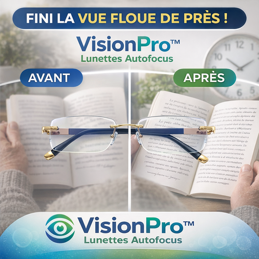 VisionPro™ Lunettes Autofocus | Retrouvez une vision nette à toutes distances en seulement 3 secondes !