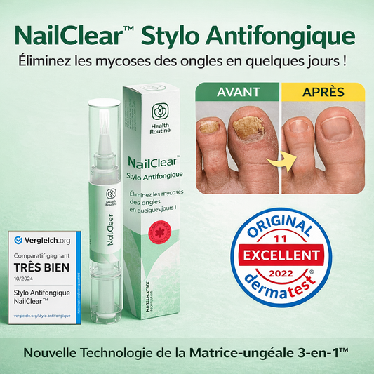 NailClear™ Stylo Antifongique | Éliminez les mycoses des ongles en quelques jours !