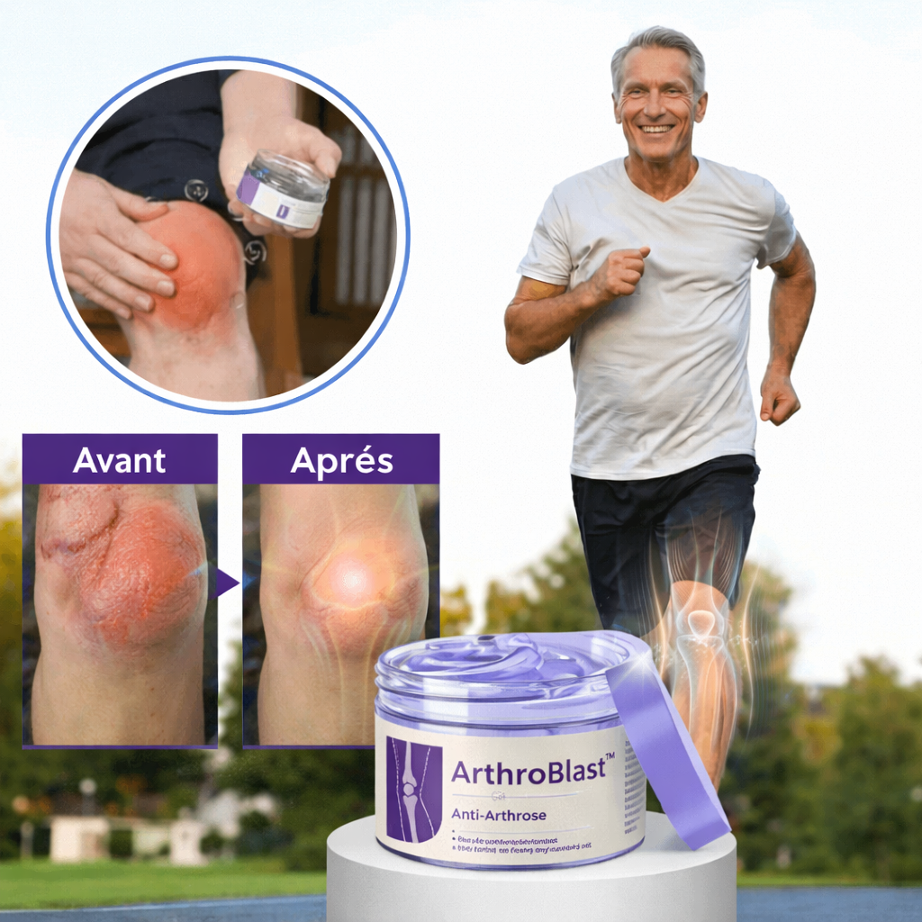 ArthroBlast™ Gel Anti-Arthrose | Éliminez 96 % des douleurs et bougez librement en seulement 10 minutes !