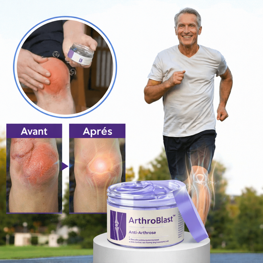 ArthroBlast™ Gel Anti-Arthrose | Éliminez 96 % des douleurs et bougez librement en seulement 10 minutes !