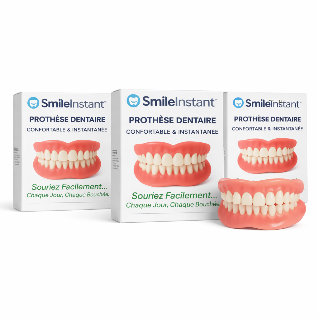 SmileInstant™ Prothèse Dentaire | Retrouvez un sourire parfait sans dentiste en 10 secondes !