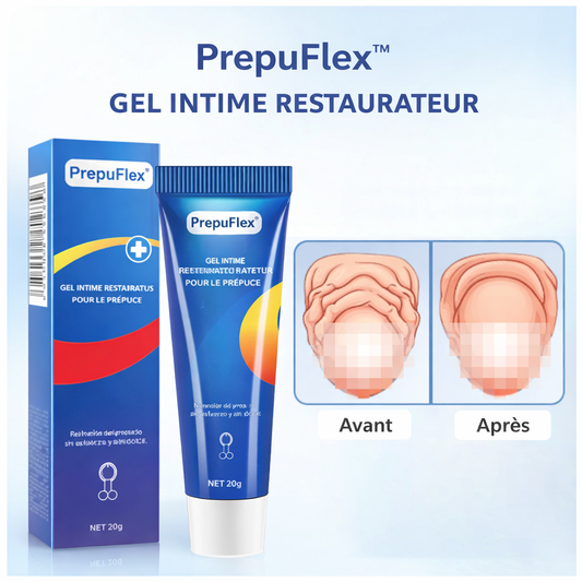 PrepuFlex™ Gel Intime Restaurateur | Restaurez l’élasticité du prépuce en 7 jours sans douleur !