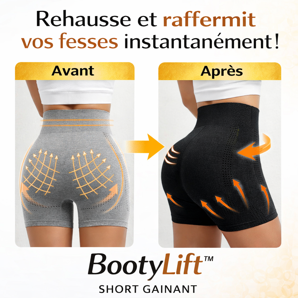 BootyLift™ Short Gainant | Élimine la graisse, lisse la cellulite et sculpte les fesses en un instant !