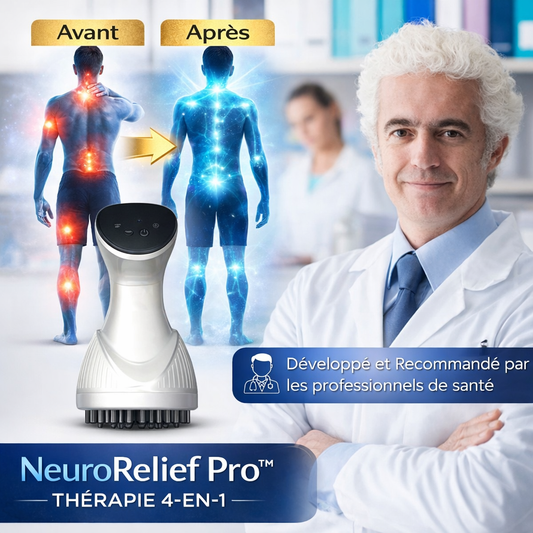 NeuroRelief Pro™ Thérapie 4-en-1 | Éliminez les douleurs neuropathiques en quelques minutes !
